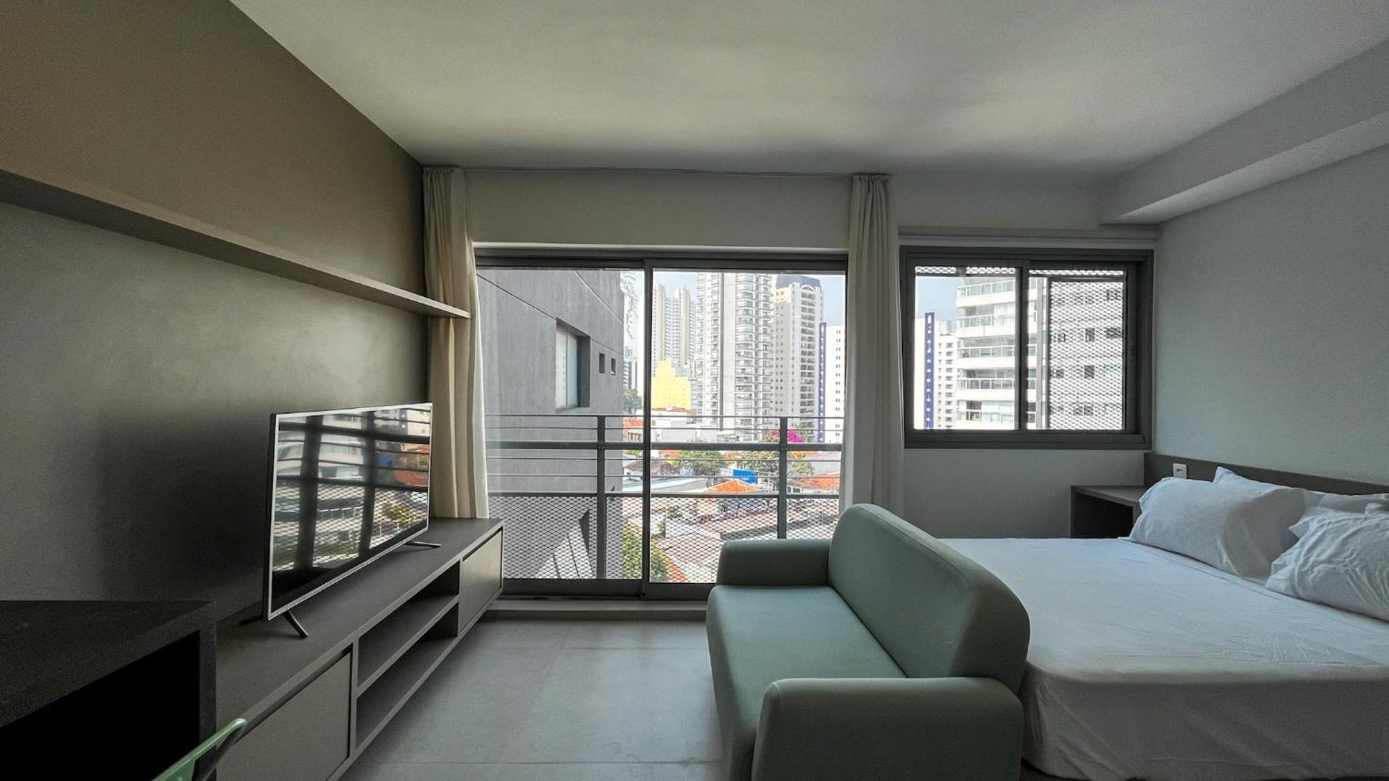 Apartamento Pop Grafite 712 - Moderno Em Pinheiros Com Piscina E Academia São Paulo