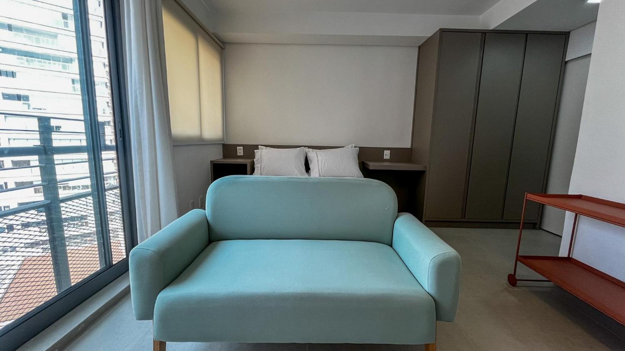 Apartamento Pop Grafite 712 - Moderno Em Pinheiros Com Piscina E Academia