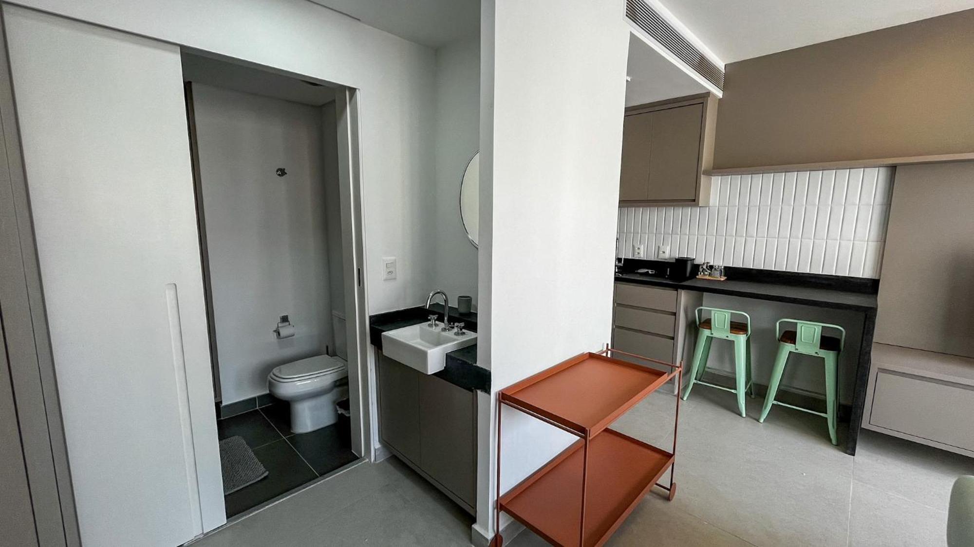Apartamento Pop Grafite 712 - Moderno Em Pinheiros Com Piscina E Academia *
