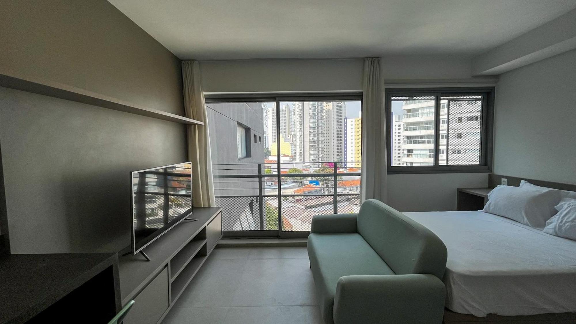 Apartamento Pop Grafite 712 - Moderno Em Pinheiros Com Piscina E Academia *